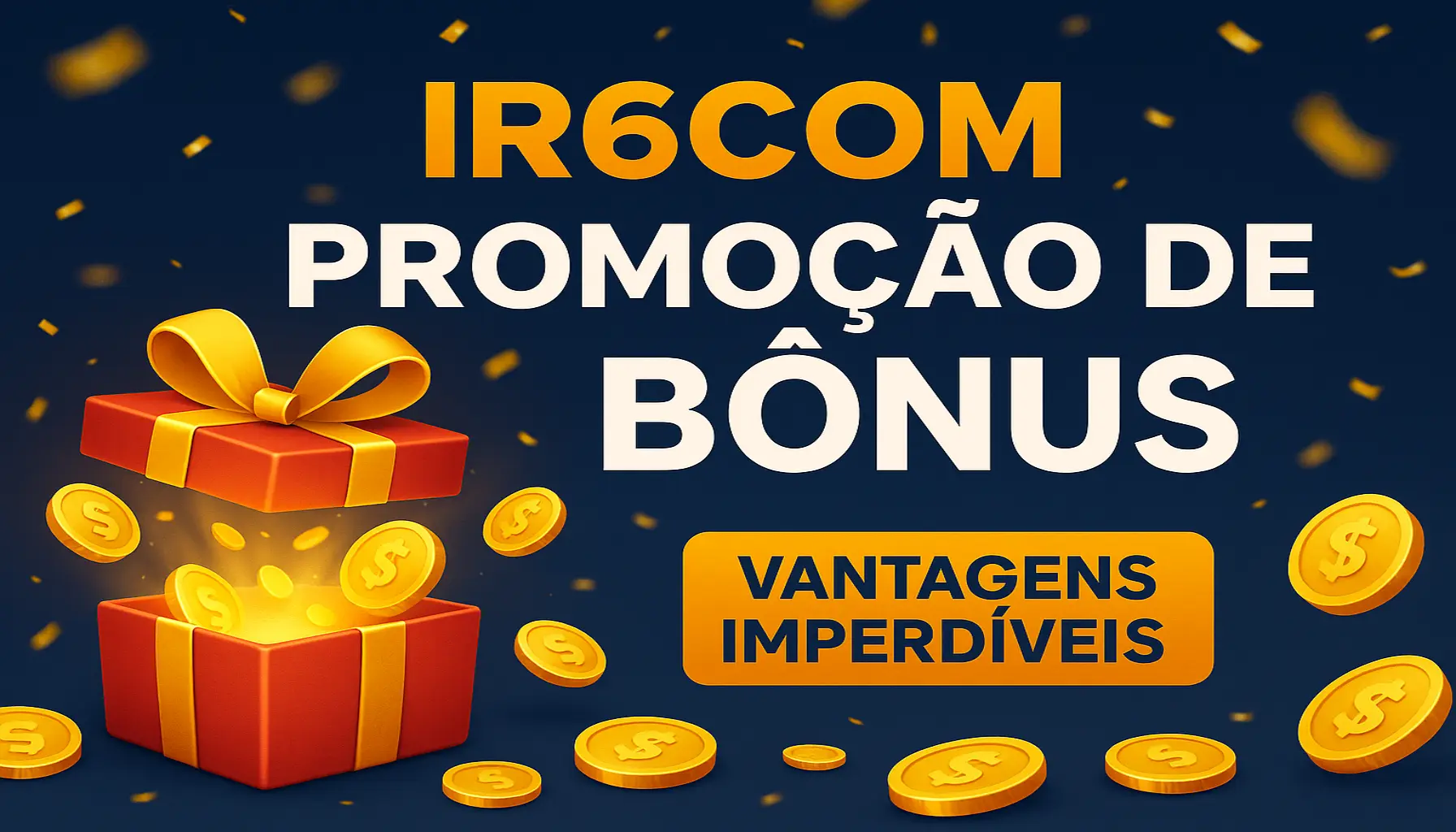 O bônus promocional IR6.COM é uma ótima maneira de começar sua aventura