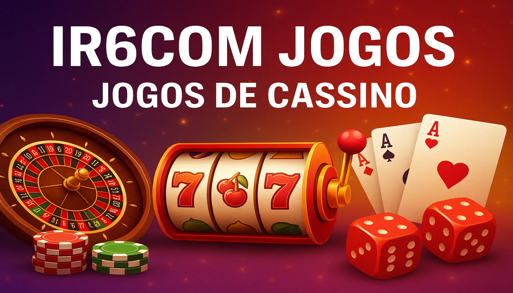 Jogos de cassino online inovadores e emocionantes na IR6.COM