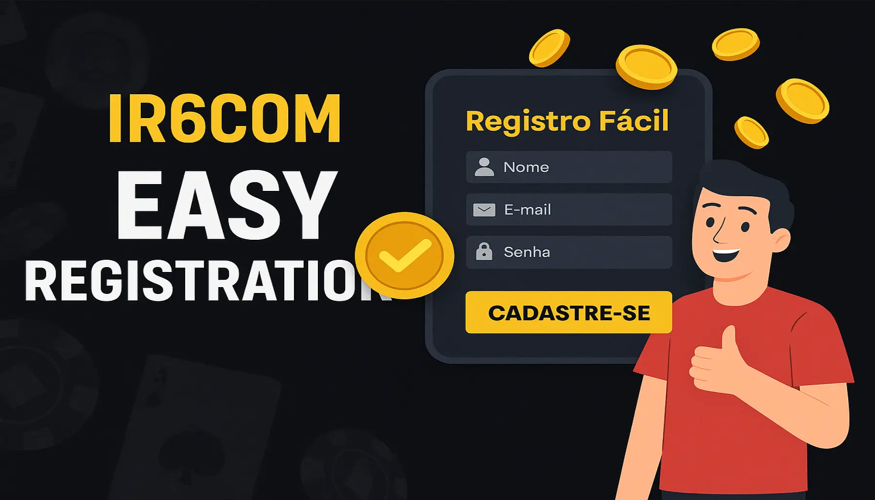 Não Perca tempo, o rRgistro na site IR6.COM